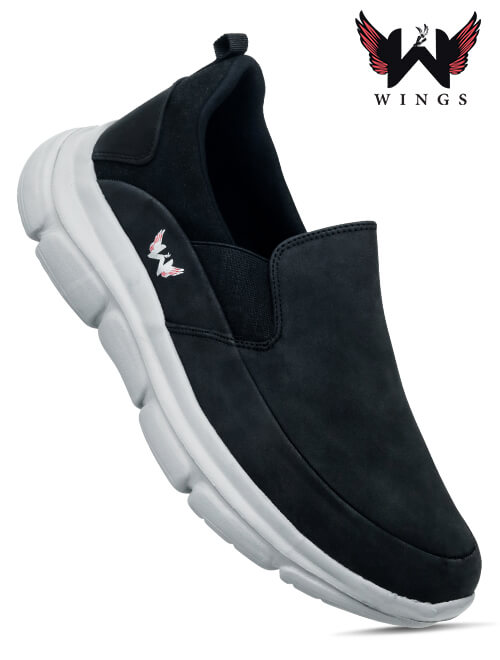Wings [WG2] Black Gents Shoes -P1