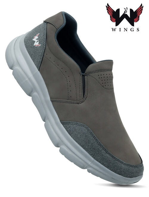 Wings [WG3] Gray Gents Shoes