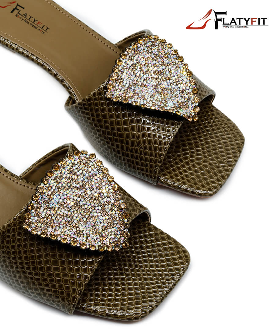 Flaty-Fit[FF3]548-Khaki-Womens-Sandal-37