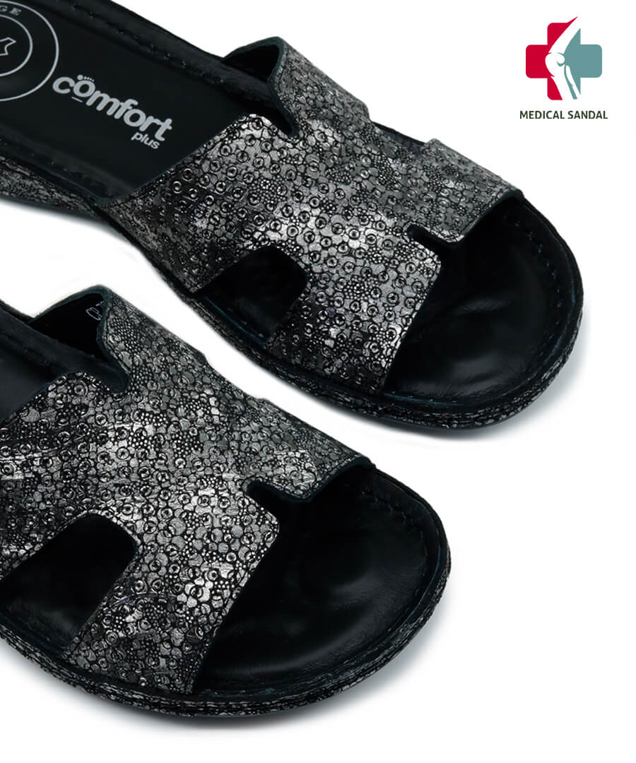 Comfort Plus[CP11]795 Silver Womens Sandal	