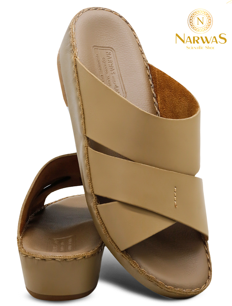 Narwas 453 [LP] [NG118] Beige Gents Arabic Sandal