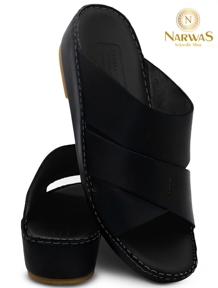 Narwas 453 [LP] [NG123] Black Gents Arabic Sandal