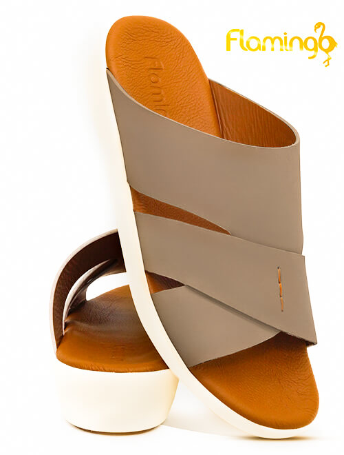 Flamingo[FG100]817-Stone-Gents-Arabic-Sandal-40