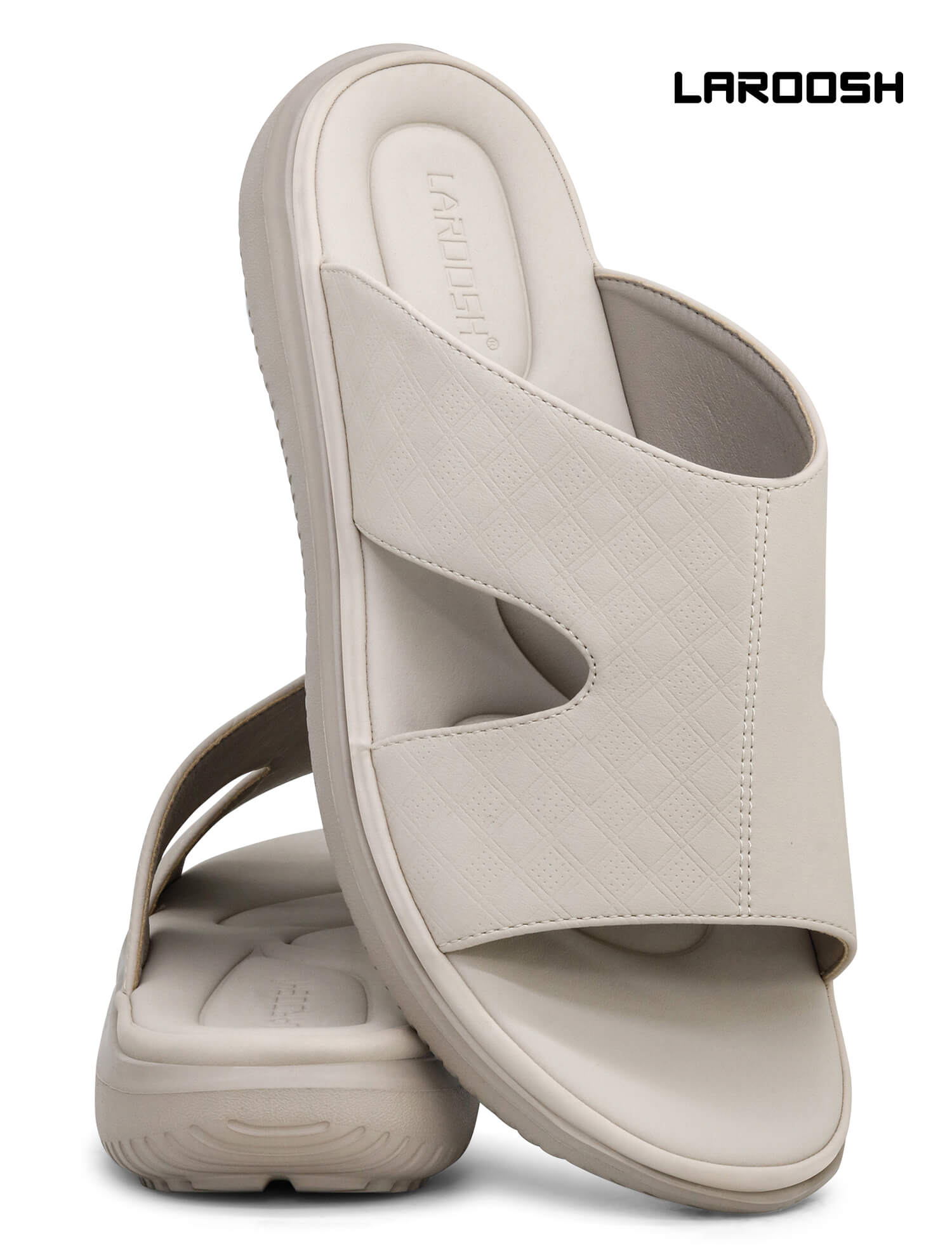 Laroosh[LA57]TN1091 Beige Gents Arabic Sandal