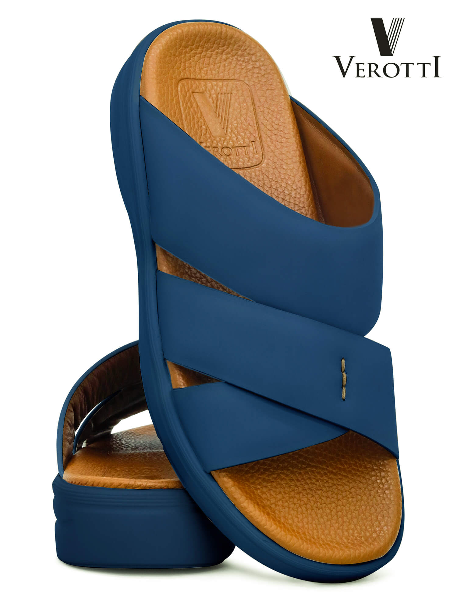 Verotti [X434]VTGE-10 [LP] Navy Gents Arabic Sandal