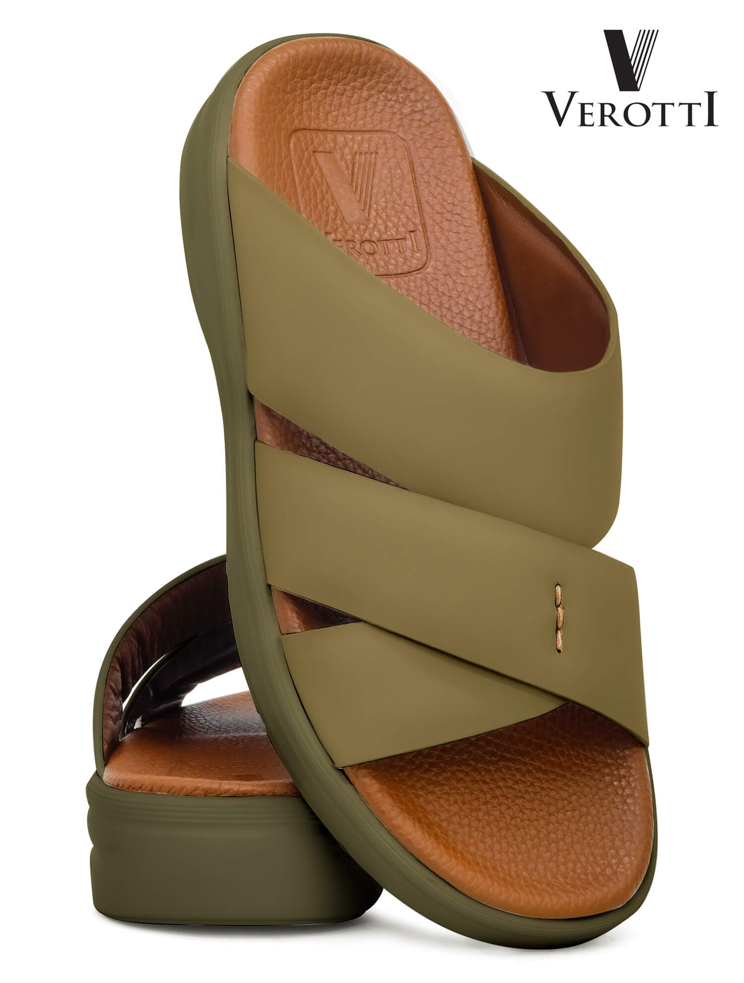 Verotti [X435]VTGE-10 [LP] Truffle Gents Arabic Sandal