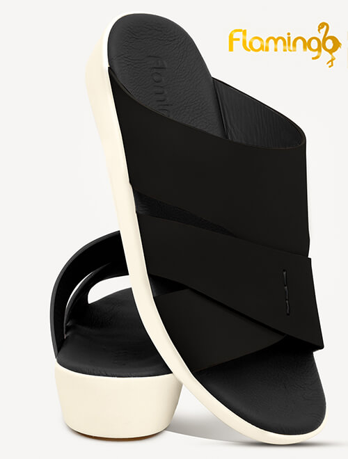 Flamingo[FG113]817 [LP] Black Gents Arabic Sandal