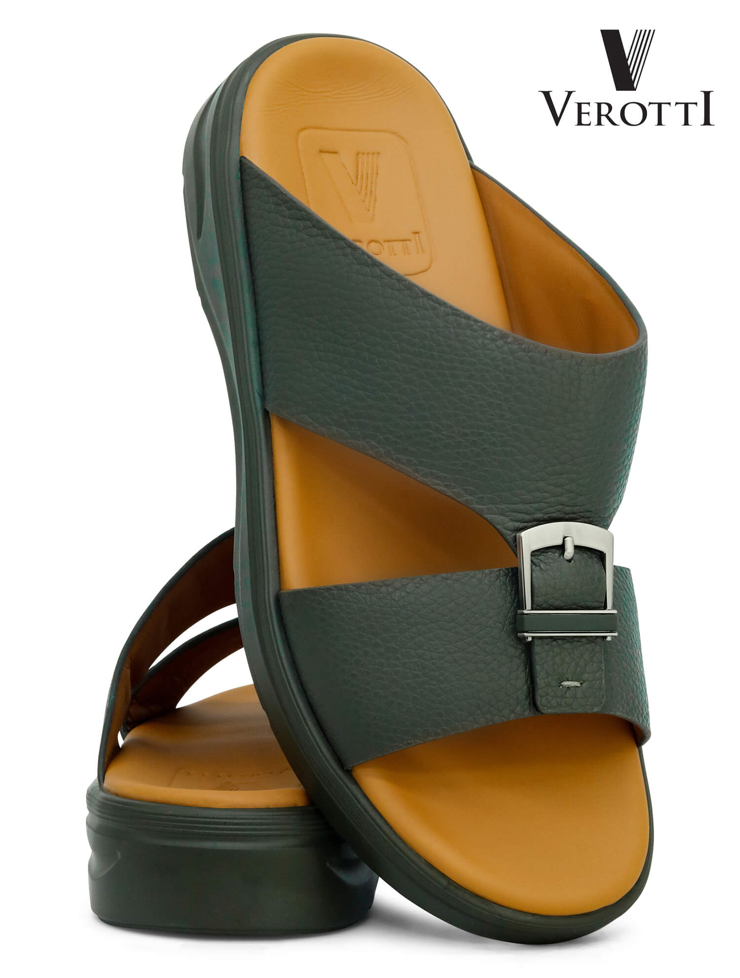 Verotti[X443]VTGE-11 Olive Gents Arabic Sandal