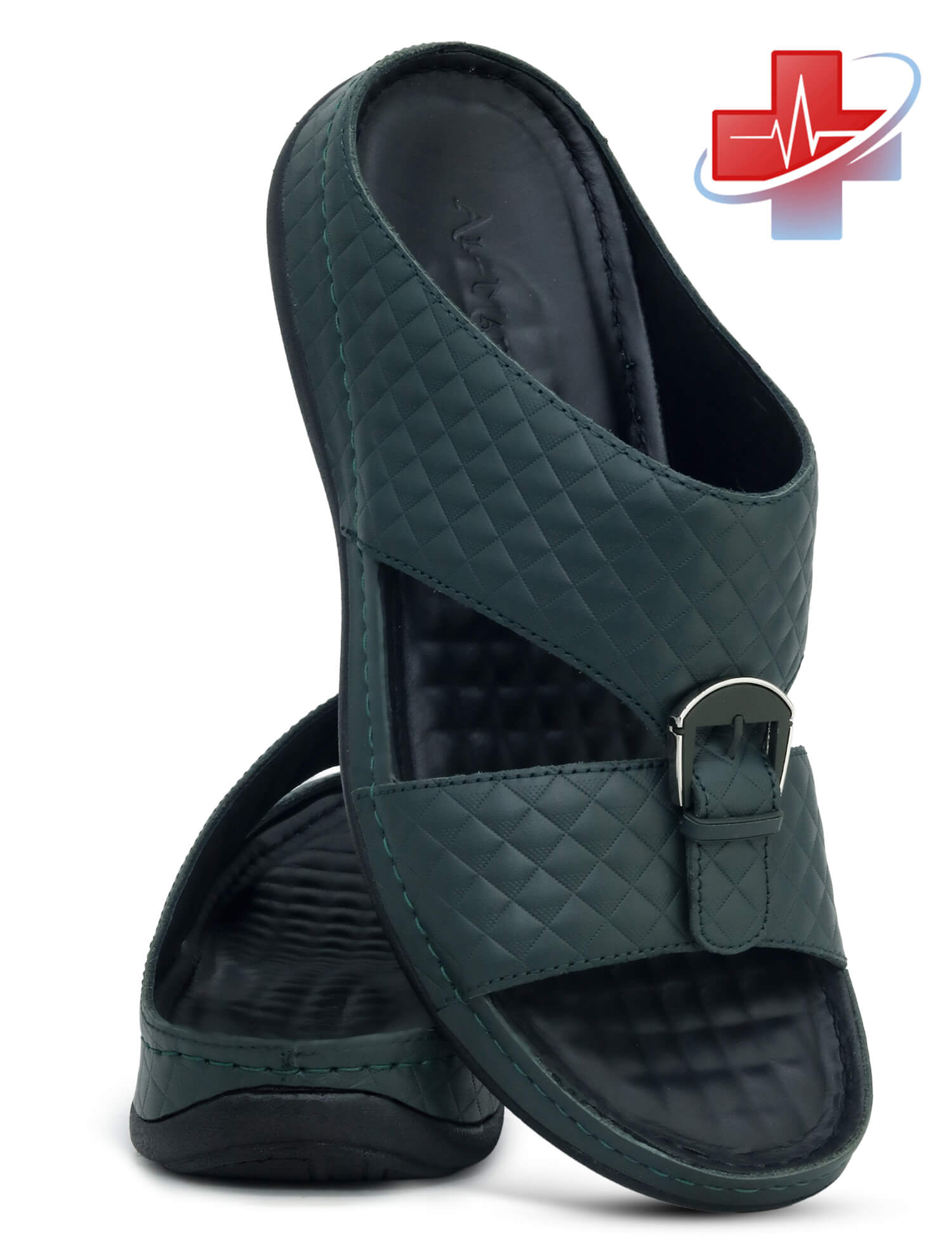 Al-Maidan[B237]K967-MEDICAL-Olive-Gents-Arabic-Sandal-40