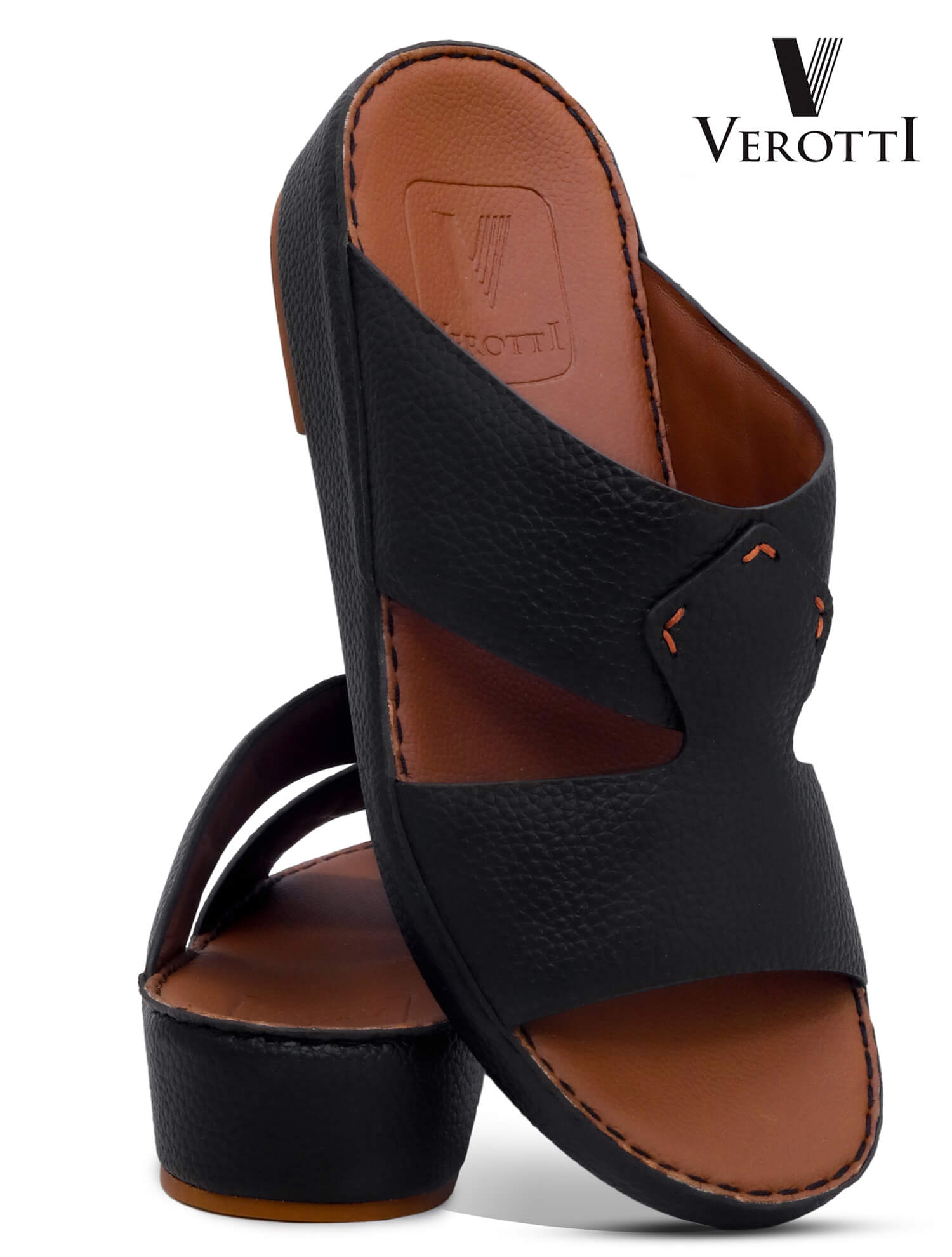 Verotti[X485]VTS-102 Black Gents Arabic Sandal
