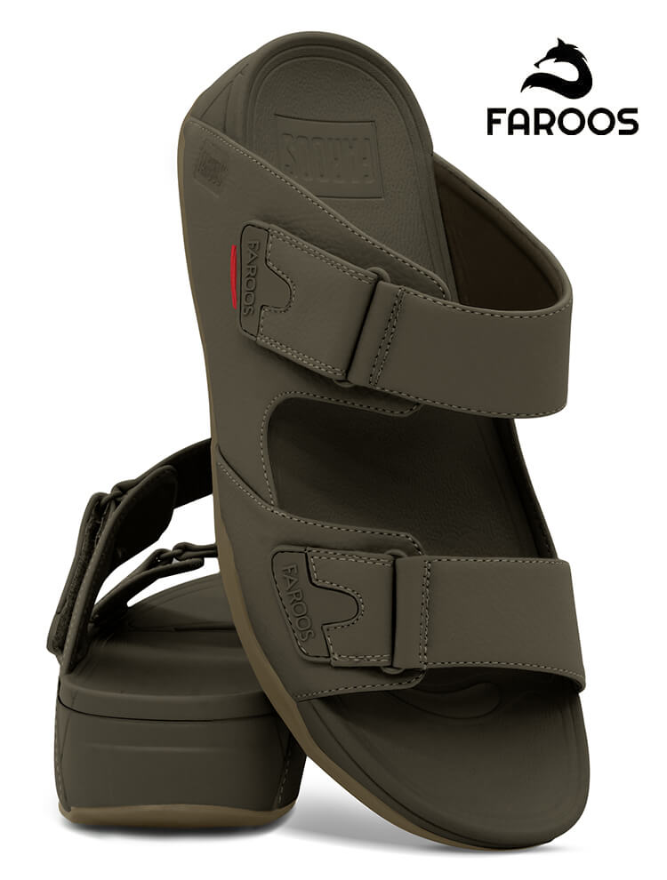 Faroos[F553]M161-Truffle-Gents-Arabic-Sandal-40