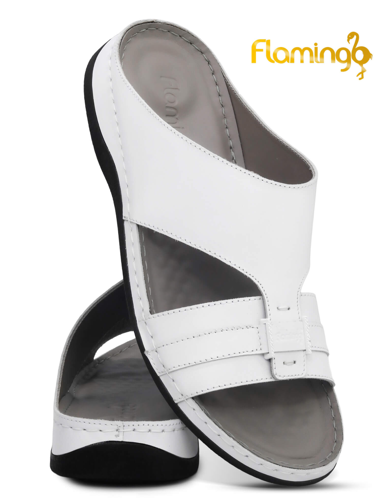 Flamingo-Premium[FG147]147-White-Gents-Arabic-Sandal-40
