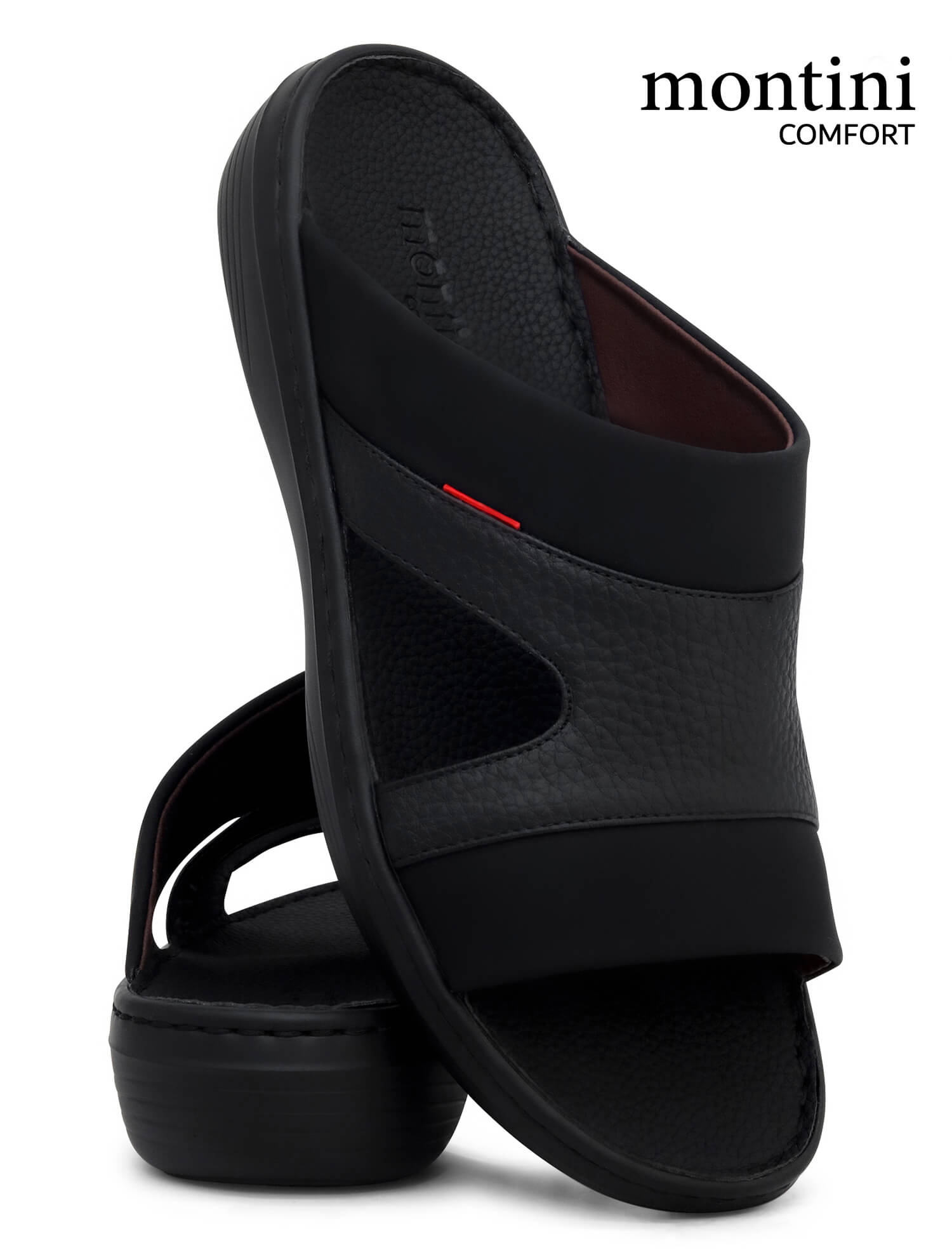 Montini M063(C106) Black Gents Arabic Sandal