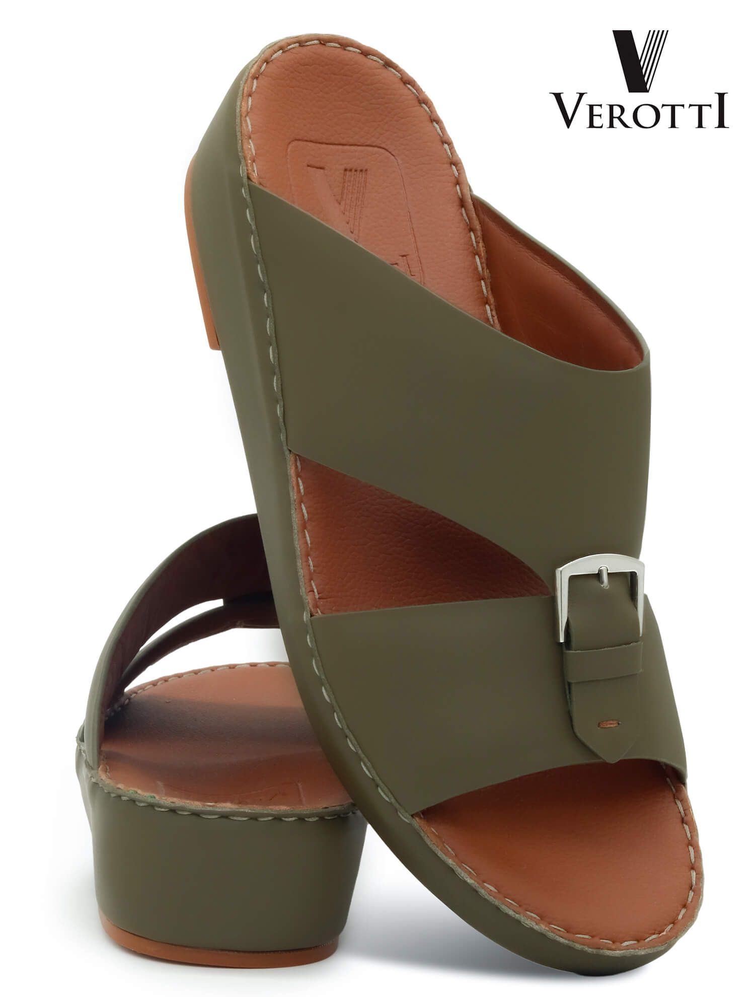 Verotti[X519]VTS-110-Olive-Gents-Arabic-Sandal-40