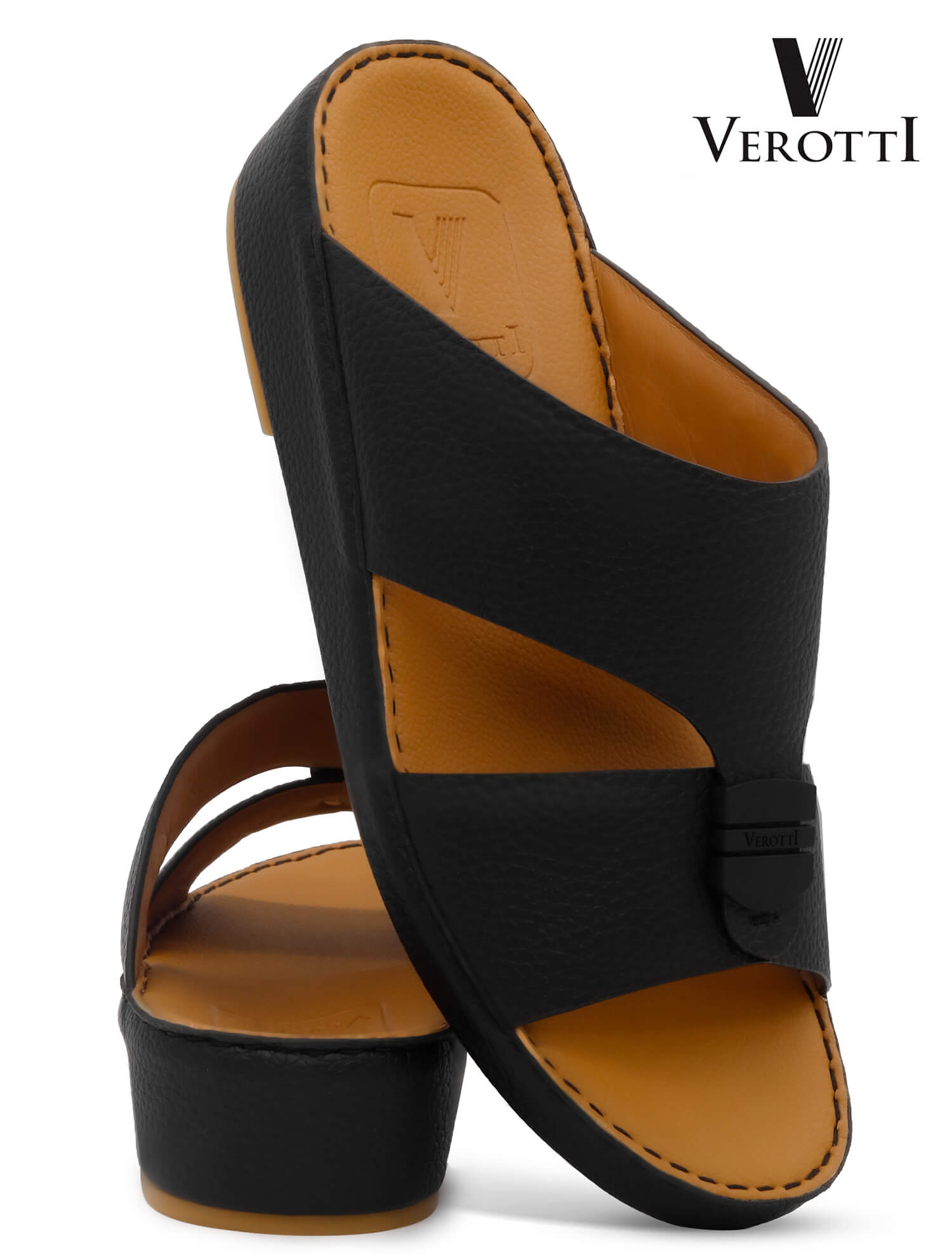 Verotti[X524]VTS-108 Black Gents Arabic Sandal