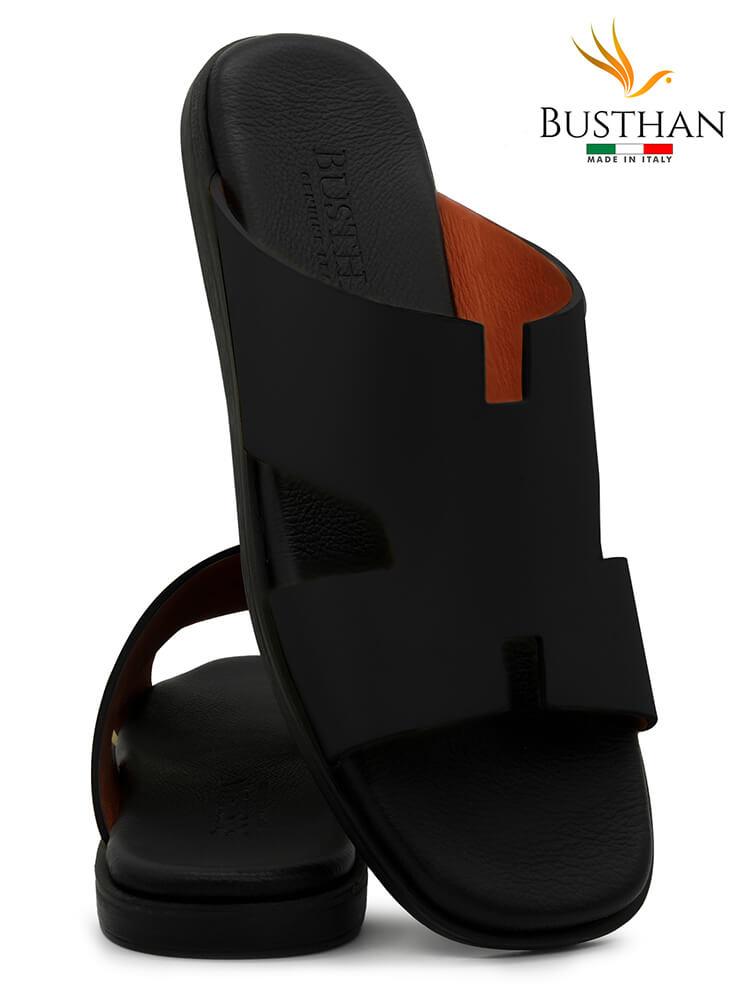Busthan BST26/1 [H126] Black Gents Sandal