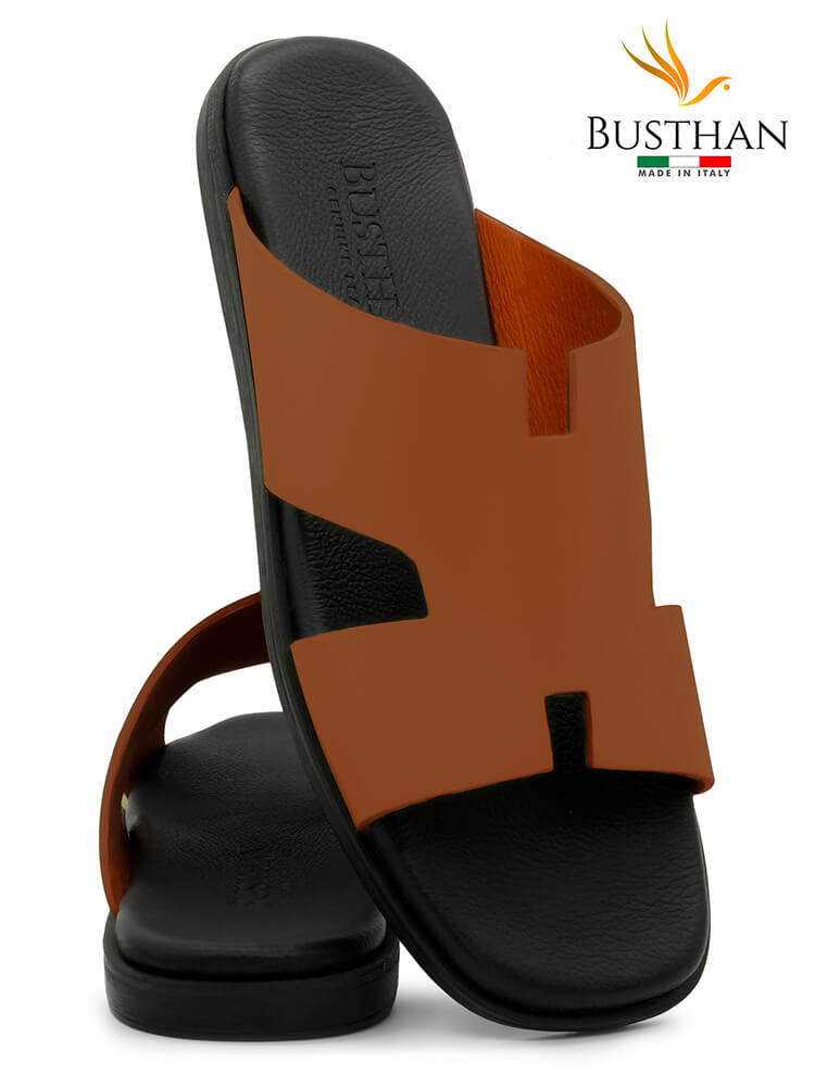 Busthan BST26/1 [H129] Orange Gents Sandal