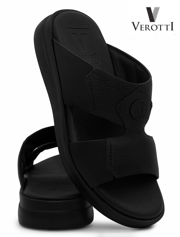 Verotti[X599]VTTW-8 Black Gents Arabic Sandal