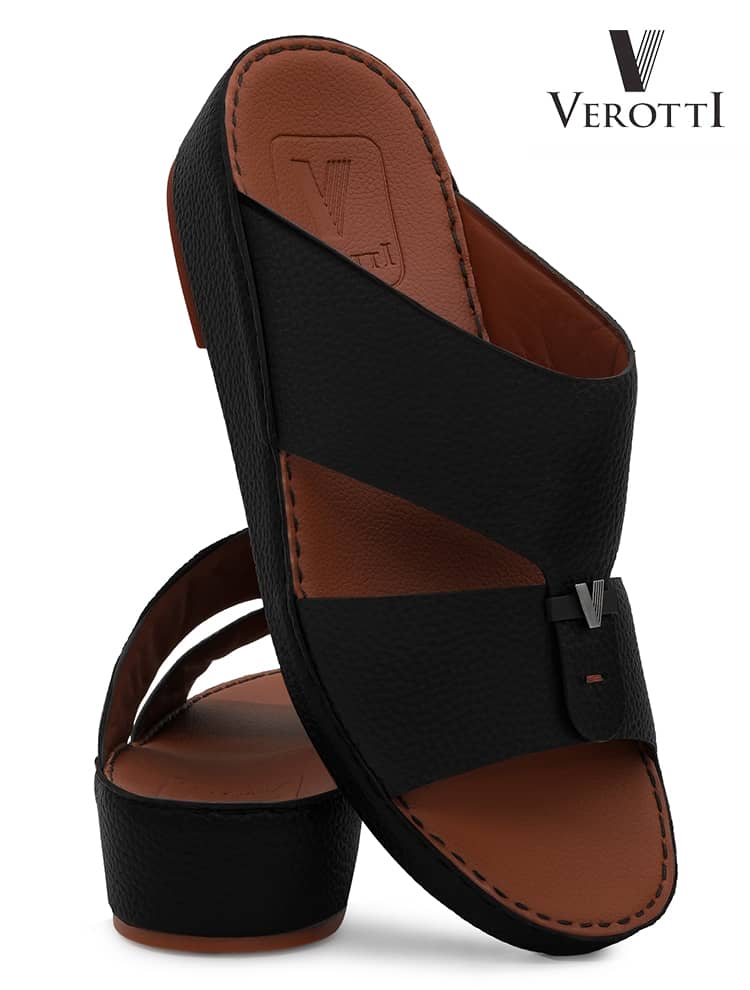 Verotti[X603]VTS-119 Black Gents Arabic Sandal