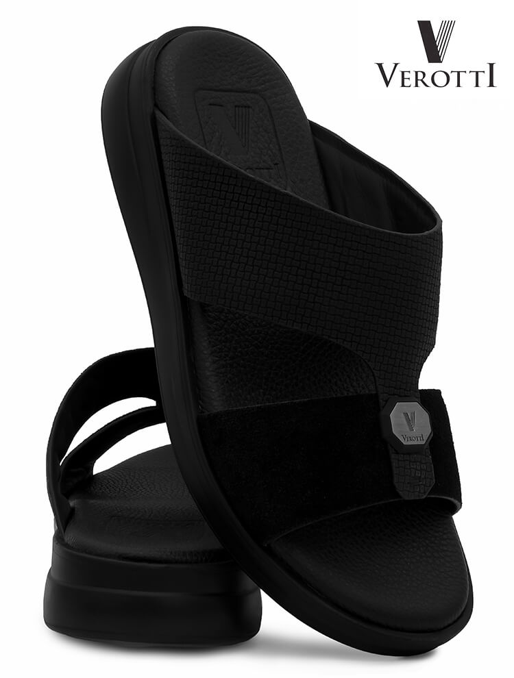 Verotti[X615]VTTW-04 Black Gents Arabic Sandal