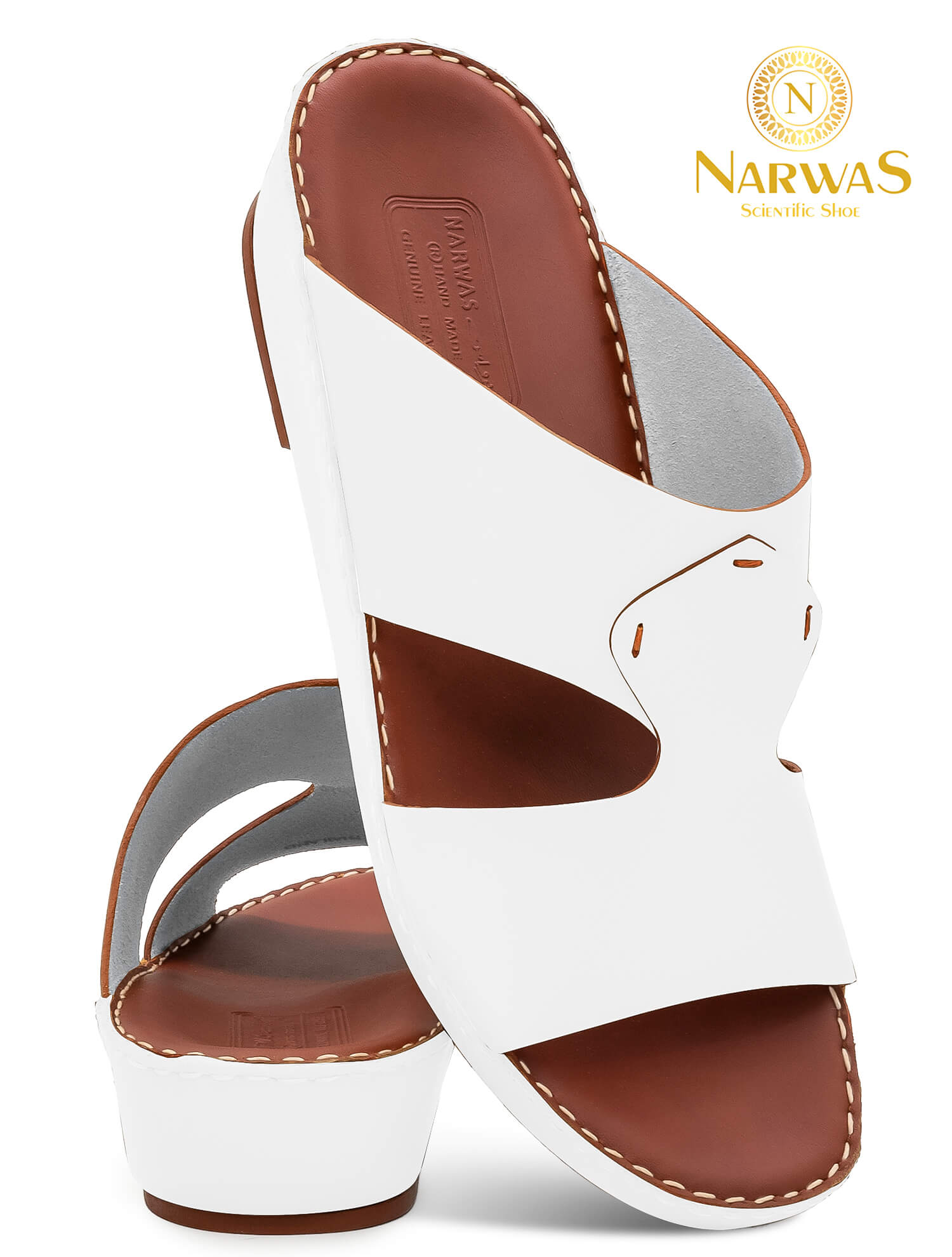 Narwas 414 [NG152]White Gents Sandal