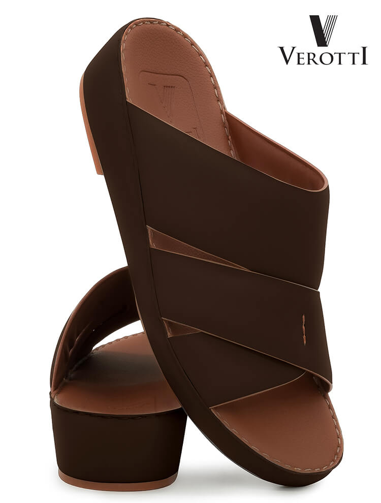 Verotti[X618]VTS-129 Brown Gents Arabic Sandal