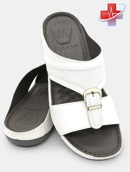 Al-Maidan-[B23]-118-902-MEDICAL-White-Gray-Gents-Sandal-6