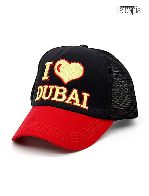 le-capia-i-love-dubai-black-red-cap