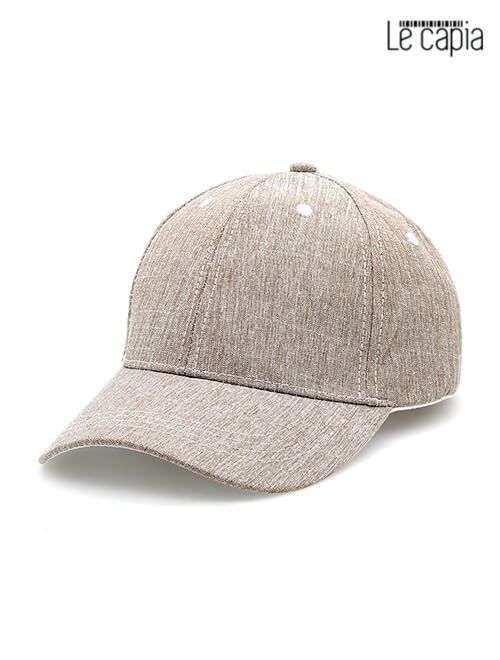 Le-capia-Plain-Beige-Cap-321