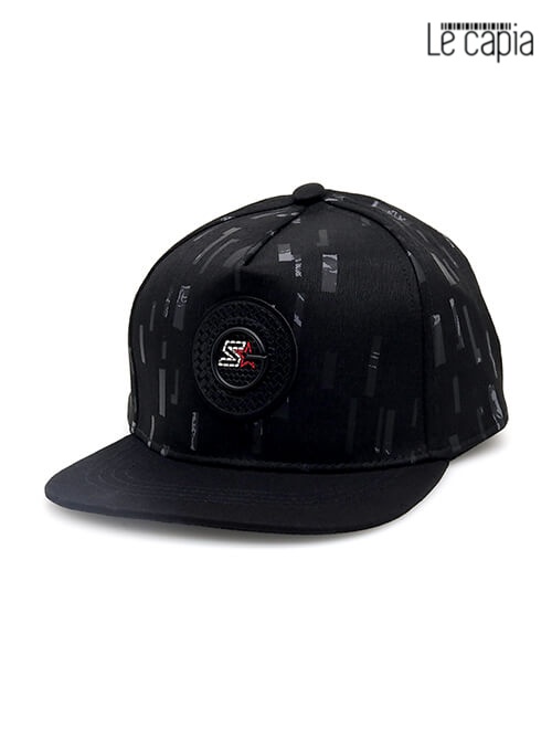 Le-capia-Star-Black-Gray-Cap-321