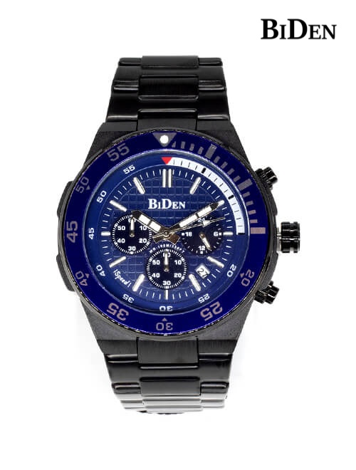BIDEN-[BDN-X02]-Black-Analoge-Stainless-Steel-Watch-321