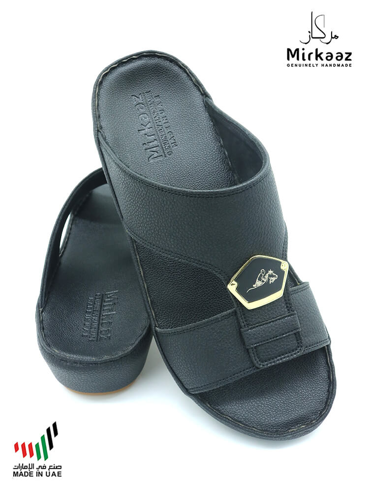 Mirkaaz-2502M-Black-Gents-Sandal-6